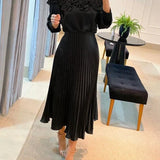Carina | Atemhaftes Off-Shoulder Maxikleid