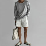 CloudComfort™ - Hohles Strick-T-Shirt