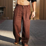 Malik - Weite Leinenhose
