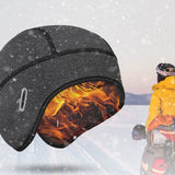 Wintermütze für unter dem Helm mit elastischem Stoff