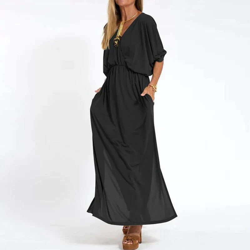 Mariah - Klassisches Maxi-Kleid