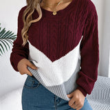 Chloe - Der Chevron-Strickpullover