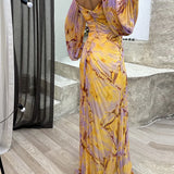 Selina | Elegantes V-Ausschnitt-Kleid