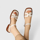 Deliane | Elegante flache Sandalen