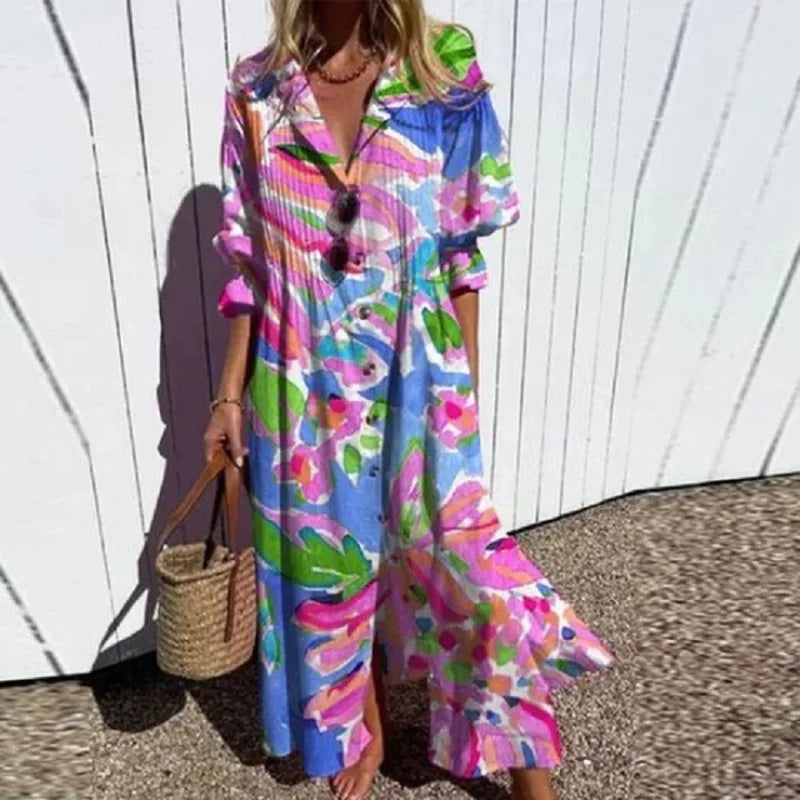 Diara™ - Luxe Frühling Bohemian Kleid