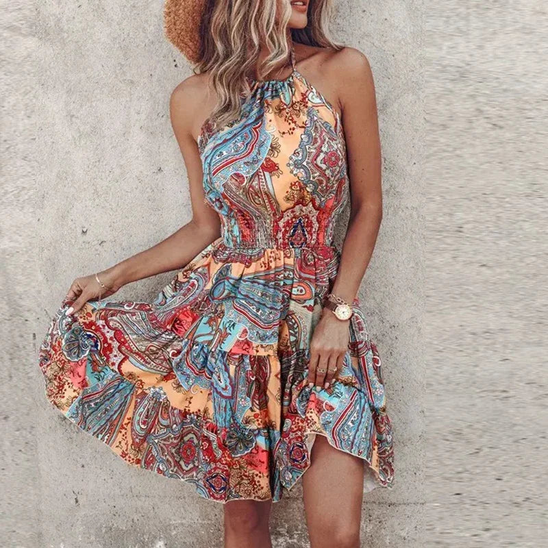 Angela™ - Schickes Halterkleid