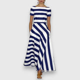 Lorie™ – Elegantes Gestreiftes Kleid
