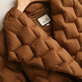 Assunta - Elegante Daunenjacke Mit Gürtel