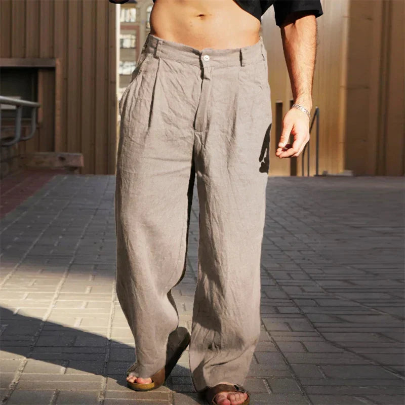 Stevie | Herren Weite Hose mit Taschen