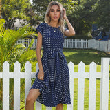 Beth - Polka Bloom Kleid