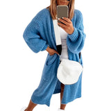Nelleke | Damen Oversized-Weste mit Taschen