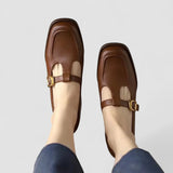 Kyrahnae | Orthopädische T-Strap Mary Jane Schuhe