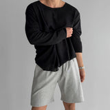 CloudComfort™ - Hohles Strick-T-Shirt