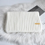 Langer Strickschal