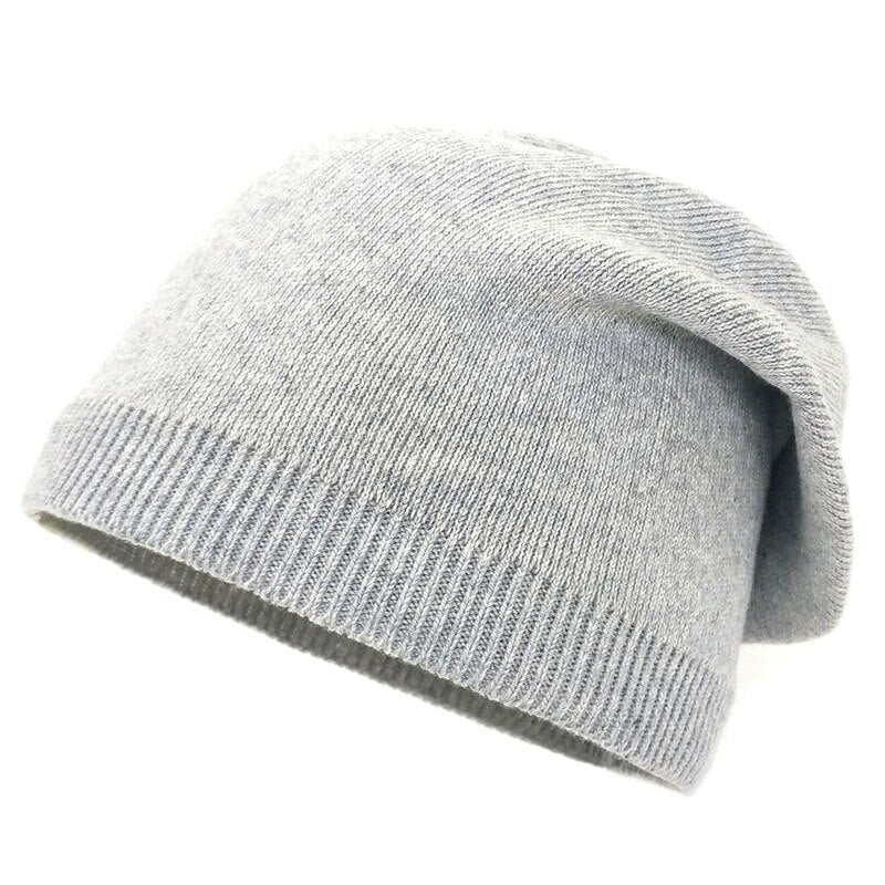 Damen dünne gestrickte Mütze für draußen