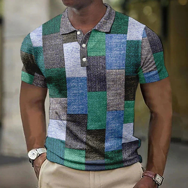 Esben™ - Stilvolles Multicolor Polohemd