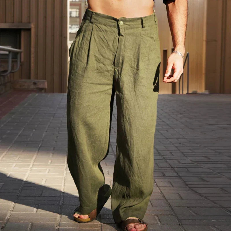 Stevie | Herren Weite Hose mit Taschen