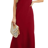 Denise™ - Lässiges, lockeres, aufgespaltenes, knitterfreies Maxikleid