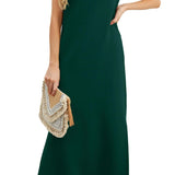 Denise™ - Lässiges, lockeres, aufgespaltenes, knitterfreies Maxikleid