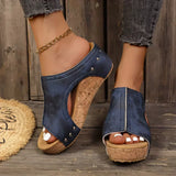 Eva-Frieda | Lumi-Keilschuhe mit Nieten