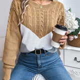 Chloe - Der Chevron-Strickpullover