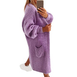 Nelleke | Damen Oversized-Weste mit Taschen