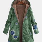 Midnight – Sherpa-Jacke mit Tribal-Muster