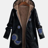 Midnight – Sherpa-Jacke mit Tribal-Muster