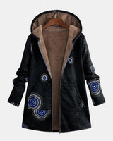 Midnight – Sherpa-Jacke mit Tribal-Muster