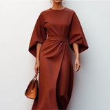 Katarzyna | Maxikleid mit eleganten Kimono-Ärmeln