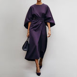 Katarzyna | Maxikleid mit eleganten Kimono-Ärmeln