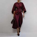 Katarzyna | Maxikleid mit eleganten Kimono-Ärmeln