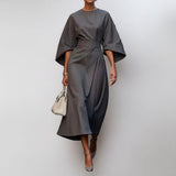 Katarzyna | Maxikleid mit eleganten Kimono-Ärmeln