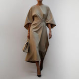 Katarzyna | Maxikleid mit eleganten Kimono-Ärmeln