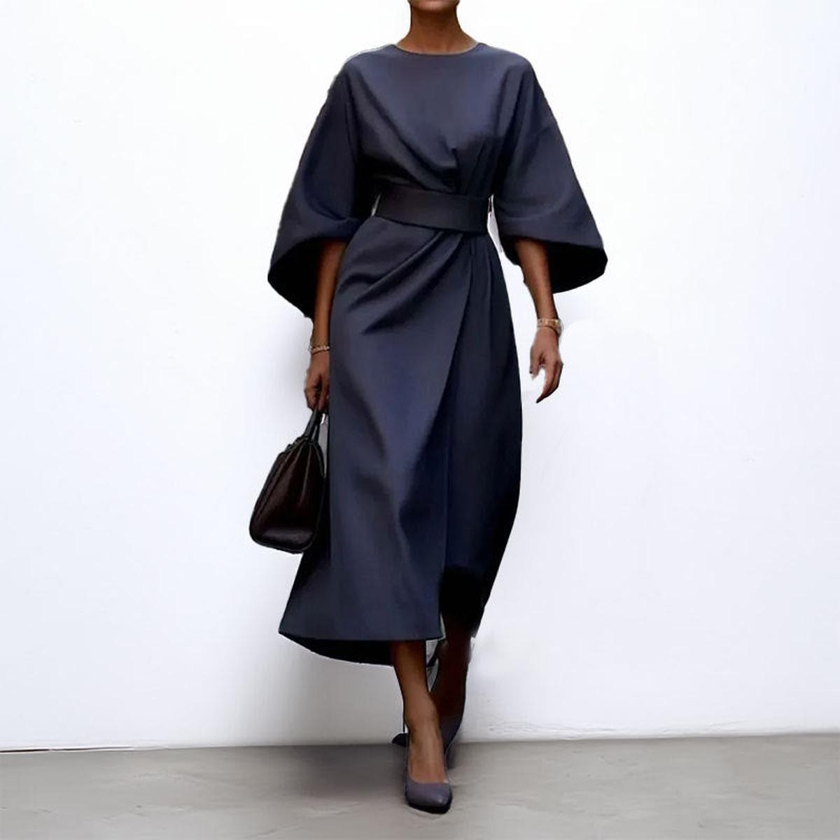 Katarzyna | Maxikleid mit eleganten Kimono-Ärmeln