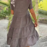 Bexley - Lässiges Sommer V-Ausschnitt Kleid