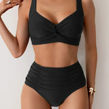 Magdalena | Sommerliches High-Waist-Bikini-Set