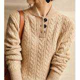 Arden Pullover mit Knopfleiste