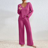 Grace - Damen Freizeitanzüge Mit Hoher Taille Und Langen Hosen