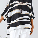 Aria™ - Stilvolle O-Ausschnitt Bluse