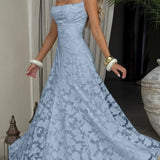 Maxikleid für Damen mit Schnürdetail