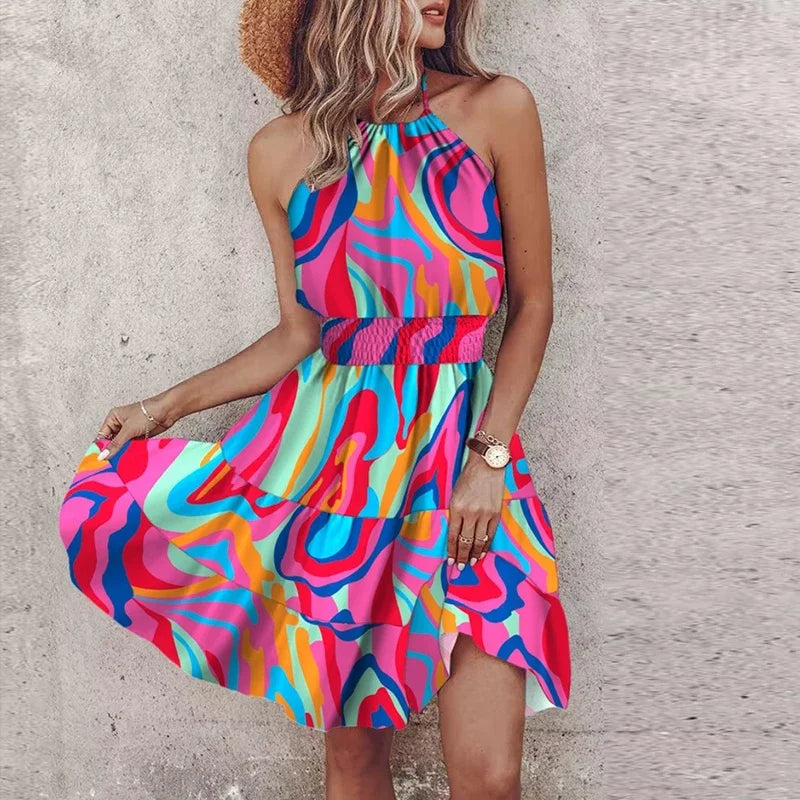 Angela™ - Schickes Halterkleid