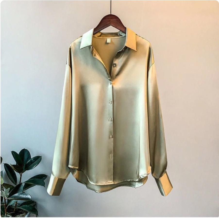 Ben - Satin Hemd Für Frauen