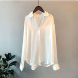 Ben - Satin Hemd Für Frauen