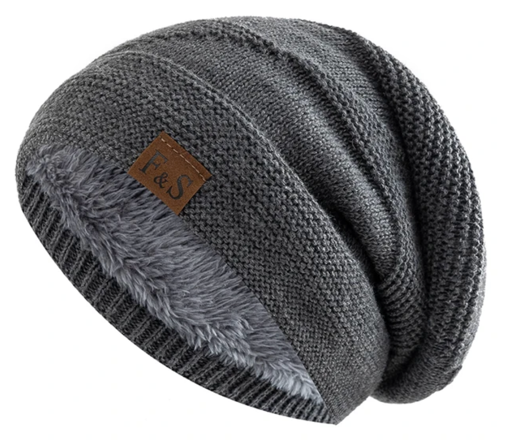 Warme Wintermütze mit Fleecefutter Luna