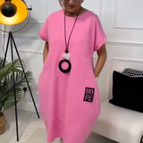 Zuzanna | Luftiges Sommerkleid mit Rundhalsausschnitt