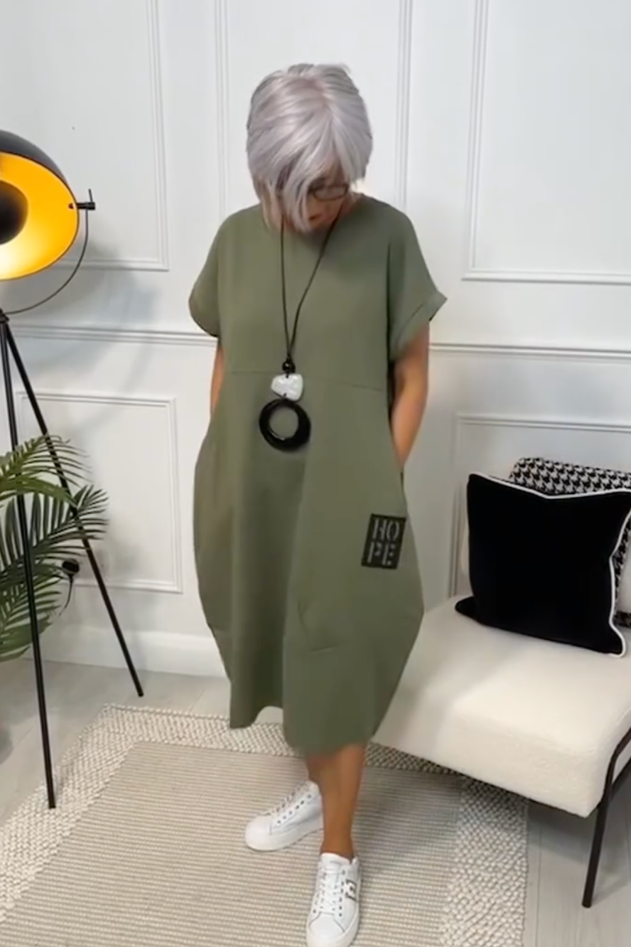 Zuzanna | Luftiges Sommerkleid mit Rundhalsausschnitt