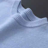 RYAN | WARM MOHAIR PULLOVER - BLAU