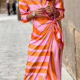 Elvina - Bedrucktes Wickelkleid