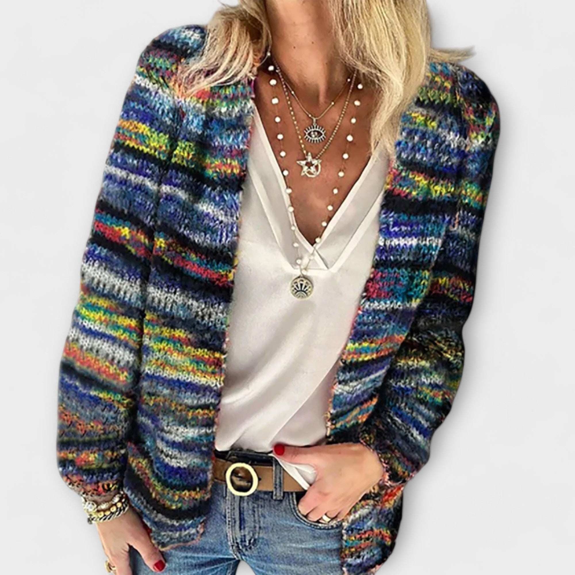 Daria | Lebhafter und Gemütlicher Cardigan